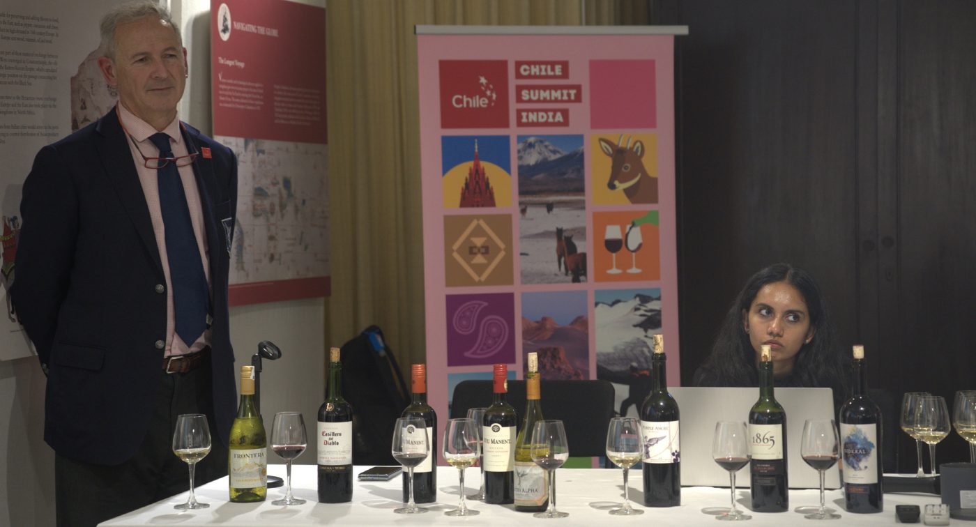 Our Recent event at Chile Embassy for Sonal Holland Wine Academy. Brands and Spirits (BNS)